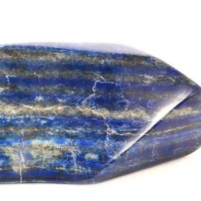 Sale Photo Thumbnail #201: Lot 201 lovely freeform natural lapis lazuli section