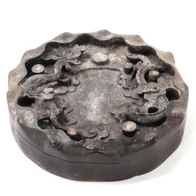 Sale Photo Thumbnail #375: Lot 375 chinese heavy inkstone