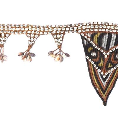Sale Photo Thumbnail #219: Lot 219 png iatmul men s dance apron