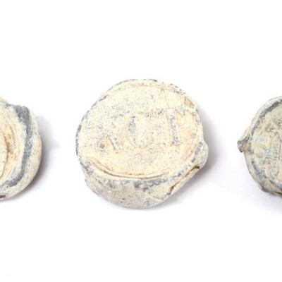 Sale Photo Thumbnail #493: Lot 494 trio of shipwreck token coins england