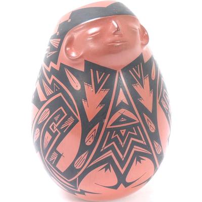 Sale Photo Thumbnail #167: Lot 167 beautiful hand made pottery vessel
