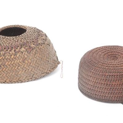 Sale Photo Thumbnail #450: Lot 451 two hand made filipino hats