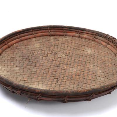 Sale Photo Thumbnail #438: Lot 439 filipino ilocano basket tray