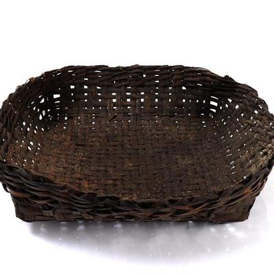 Sale Photo Thumbnail #440: Lot 441 handmade rattan filipino offering basket