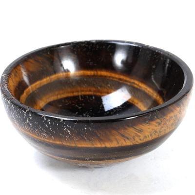 Sale Photo Thumbnail #202: Lot 202 stunning miniature tiger s eye bowl