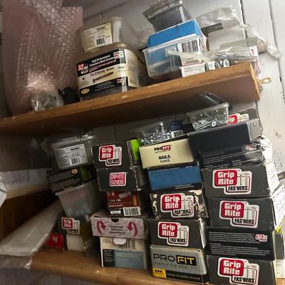 KSG051 - Mystery Lot of Screws And Miscellaneous Tool Related Items