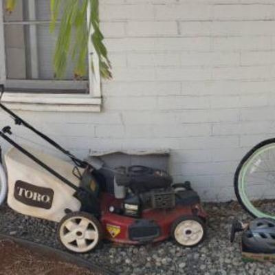 KSG087 Must Read: Two Bikes, Bike Accs And A Toro Lawnmower