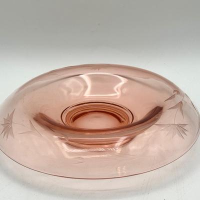 Depression Glass Console Bowl