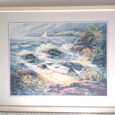Coastal Boat Print