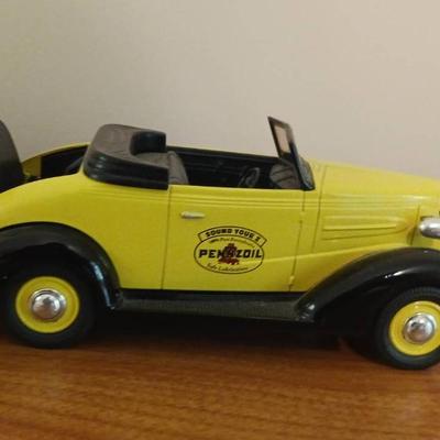 Limited Edition 1937 Chevy Cabriolet Lockable Coin Bank