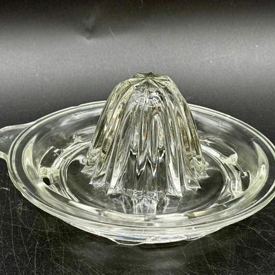 Vintage Glass Citrus Reamer