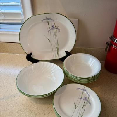 Corelle Shadow Iris Dish Lot