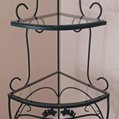 Glass Shelf Baker’s Rack or Plant Stand