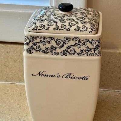 Nonni’s Biscotti Cookie Jar