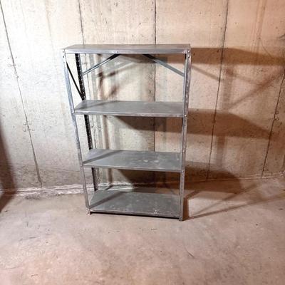 Four Tier Metal Shelf Unit