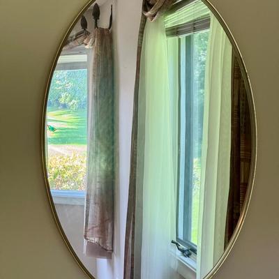 Oval Wall Mirror