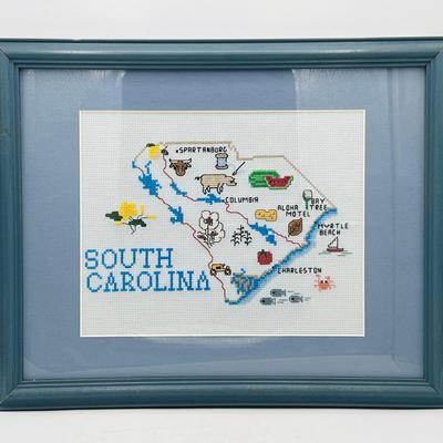 Charming South Carolina Needlepoint