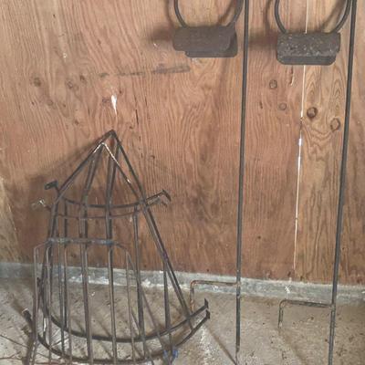 Wall Hay Rack & Other Barn Items 