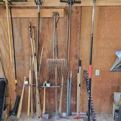 Wall of Yard Tools