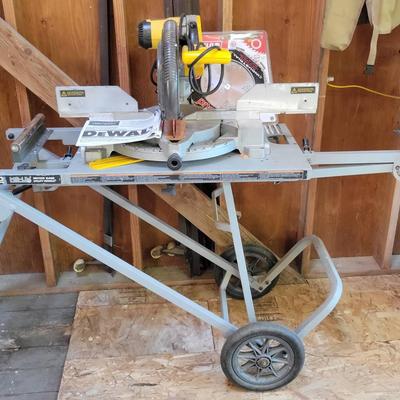 Rigid Miter Saw Utility Trailer/Dewalt Double Bevel Compound Miter Saw 12" Model # DW706
