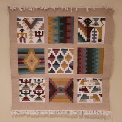 Tunisie North African Wool Tapestry