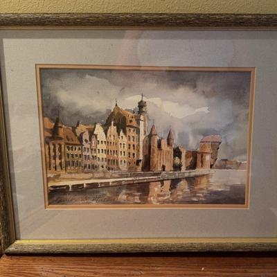 European City Watercolor 