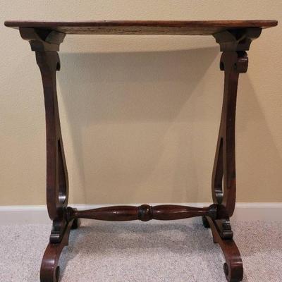 Antique Regency Style Accent Table 