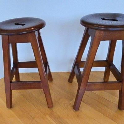 John O'Connell Wood Stools 
