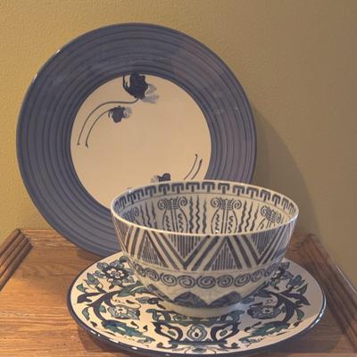 Williams Sonoma & Other Blue and White Ceramics