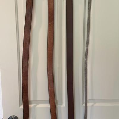 Tony Lama, Carhartt, Fossil & Austin Grey (snake skin) Belts
