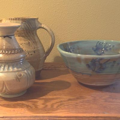 Studio Art Pottery Signed by Artists