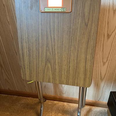 1970s Logan Electric Show King No. 1020 Folding TV Movie Projector Table
