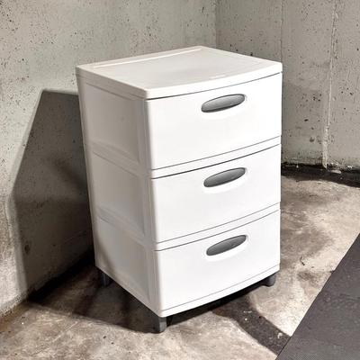 Three Drawer Plastic Organizer  