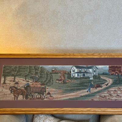 Framed Fabric Art