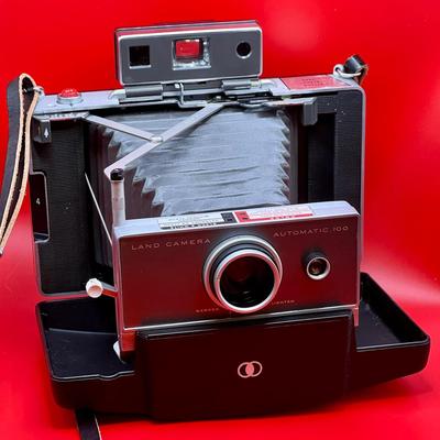 Polaroid Automatic 100 Land Camera with Case & Accessories