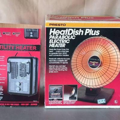 (2) Electric Heaters 