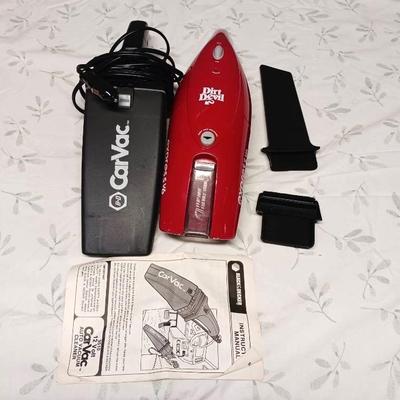 (2) Portable Vacuums Feat - Dirt Devil