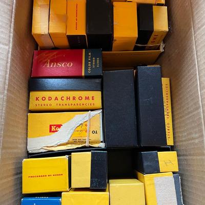 Mystery Lot of Vintage Photography Slides incl. Mount Rushmore & Niagara Falls