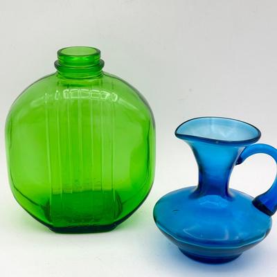 (2) Bold Vintage Glass Pieces