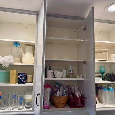 (3) Kitchen Cabinet Contents Mystery Lot