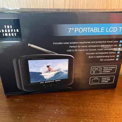The Sharper Image 7” Portable LCD USB TV