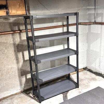 Five Tier Plastic Storage Shelf 