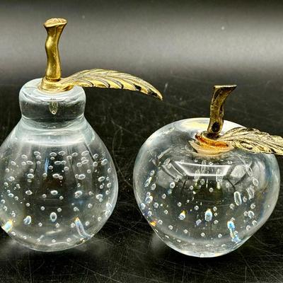 Apple & Pear Paperweight