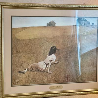 Large Andrew Wyeth “Christina’s World” Print