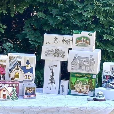 Ceramic Winter Holiday Figurines