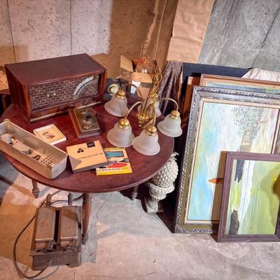 Vintage Paintings, Prints, Lighting, Electronics