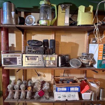 Vintage Kitchen Goods, Vintage Electronics