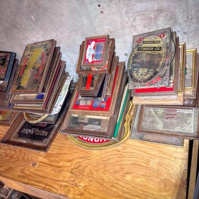 Over 100 Vintage Advertising Mirrors