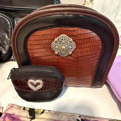 Sale Photo Thumbnail #10: Vintage leather Brighton purse and wallet 