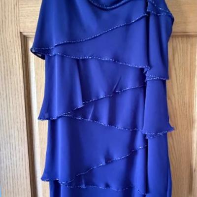Sale Photo Thumbnail #20: Patra purple ruffle dress size 14